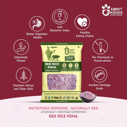 Adansilpa Red Rice Poha – Ayurveda’s Heritage Superfood