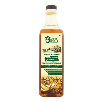 Wood Pressed Mustard Oil- Ancient Seed Variety