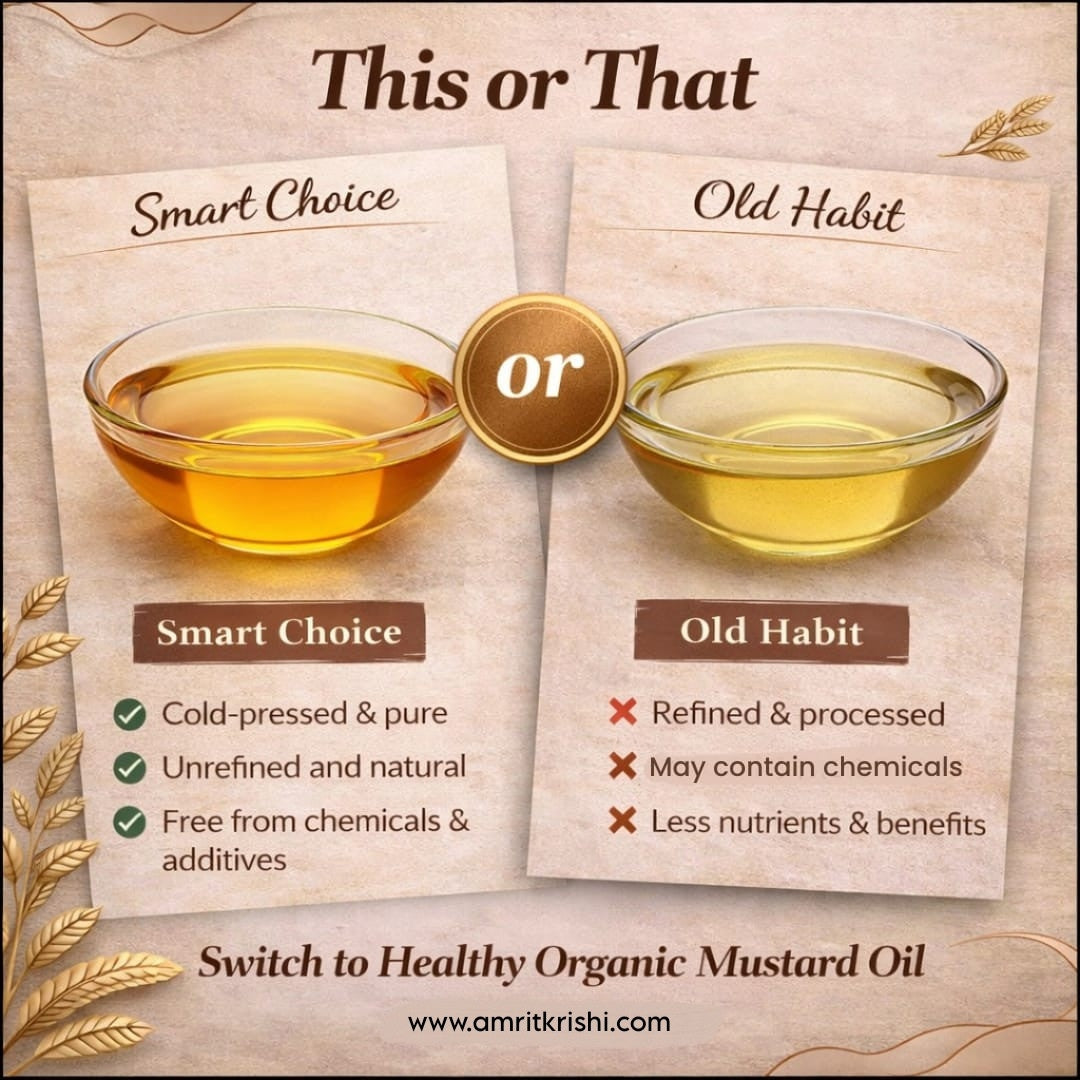 Wood Pressed Mustard Oil- Ancient Seed Variety
