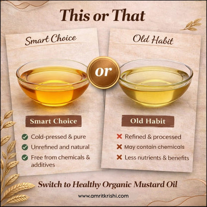 Wood Pressed Mustard Oil- Ancient Seed Variety