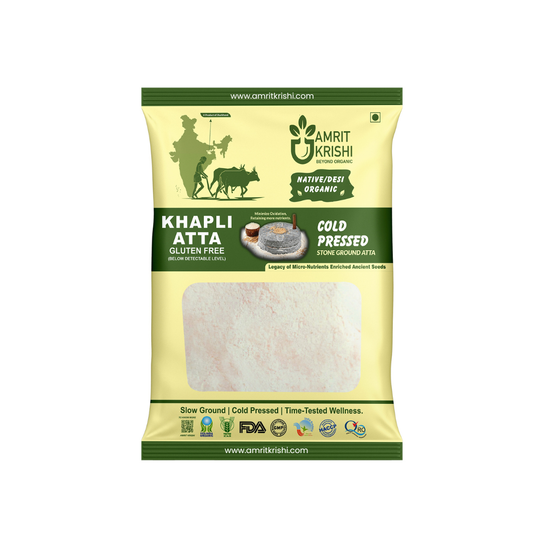Organic Desi Khapli Atta (Emmer Wheat)-Stone Ground