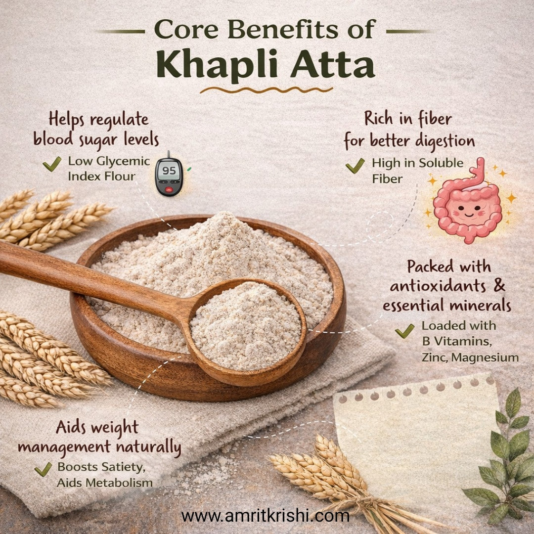 Khapli Wheat / Atta (Emmer Wheat)